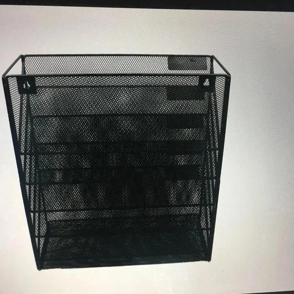 Hanging File Organizer & Paper Clip Holder & Clips - Picture 4 of 5